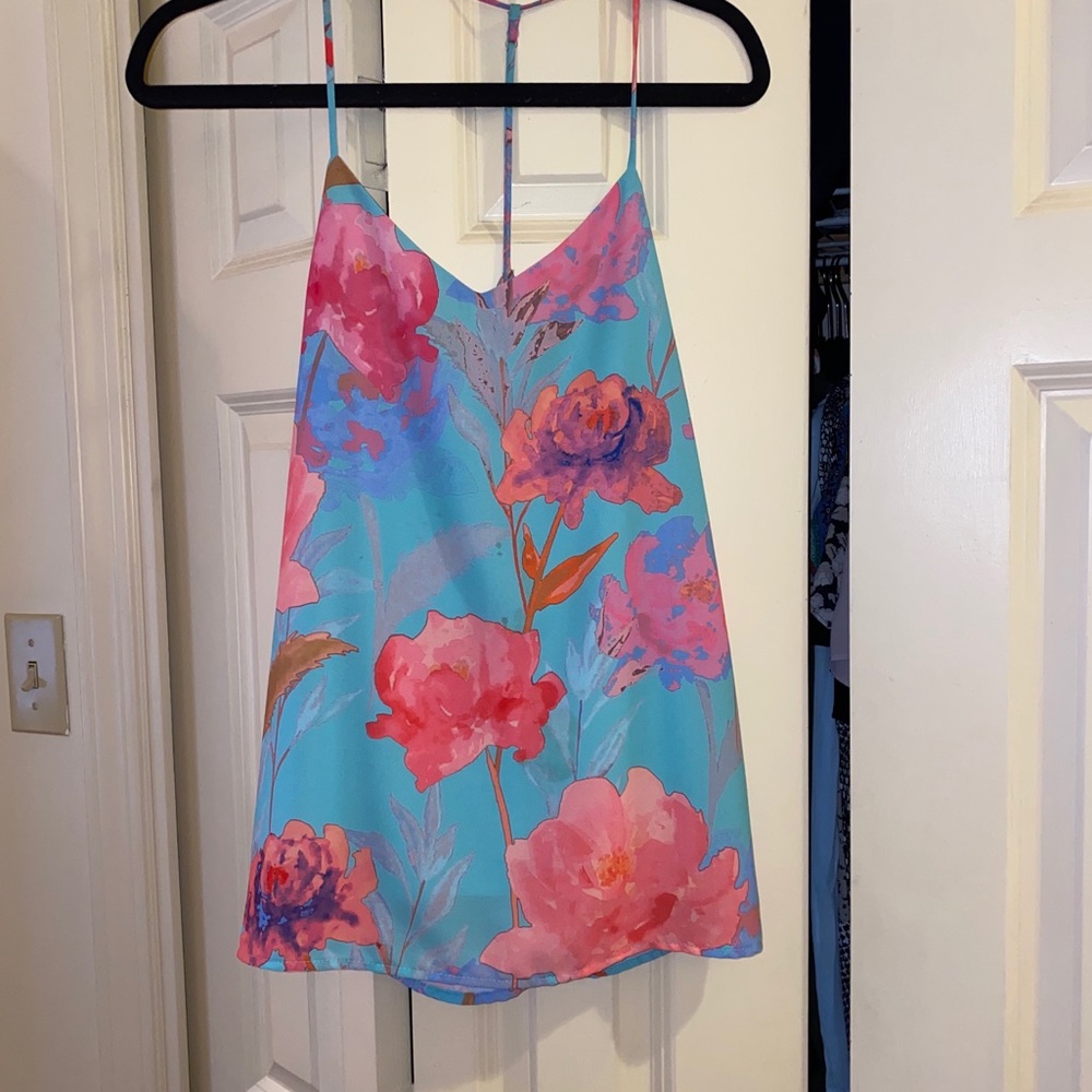 Colorful Floral Top